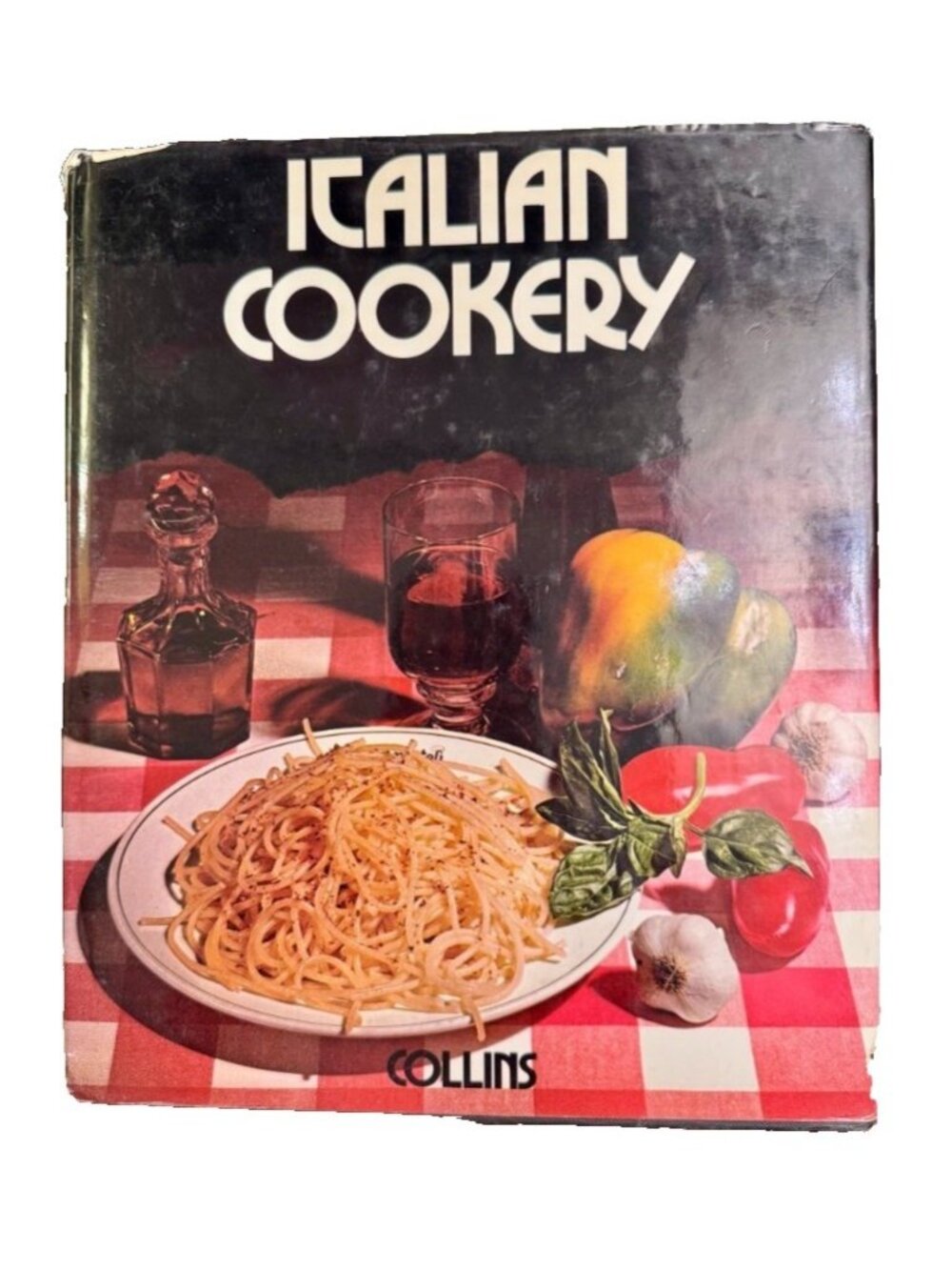 Italian Cookery Hardcover Book By Collins 1973 1st Edition Vintage